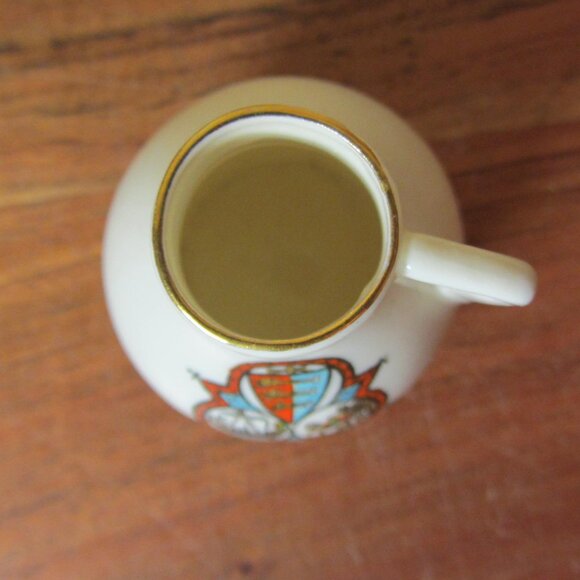 W.H. Goss crested heraldry china vintage Ville es Portus Doyer (GC080 Grace) - Picture 4 of 7